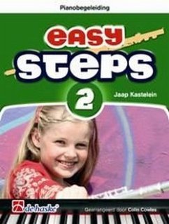Cover Jaap Kastelein_Klaas de Jong Easy Steps 2 - pianobegeleiding fluit Flöte und Klavier Buch