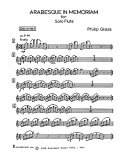Arabesque In Memoriam (Solo Flute) Arabesque In Memoriam (Solo Flute)