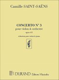 Concerto re majeur no.3 op.61 pour violon et piano