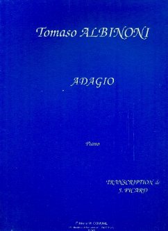 Cover Adagio sol mineur pour piano