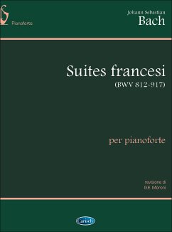 Cover Johann Sebastian Bach, Bach Suites Francesi Bwv 812-817 Klavier Buch