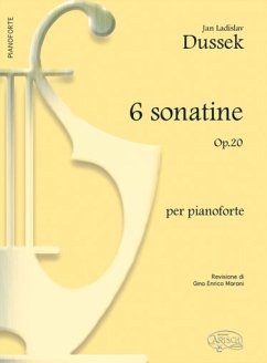Cover Jan Ladislav Dussek, 6 Sonatine Op.20, per Pianoforte Klavier Buch
