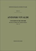 Concerto re minore F.XII:38 per viola d'amore, liuto e archi partitura