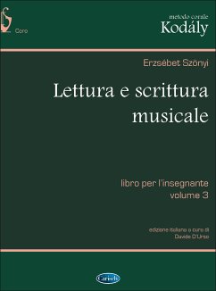 Cover Erzsébet Szönyi_Zoltán Kodály, Metodo Corale Kodály: Lettura e Scrittu Choral Buch