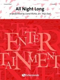 Cover Lionel Richie, All Night Long Concert Band/Harmonie Partitur
