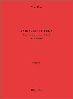 Cover Nino Rota, Variazioni e fuga nei dodici toni sul nome di Bach Klavier Buch