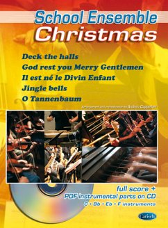 Cover Andrea Cappellari, Christmas School Ensemble Flute, Violin, Guitar, Clarinet, Trumpet, Saxophone, Trombone, Chords Buch + CD