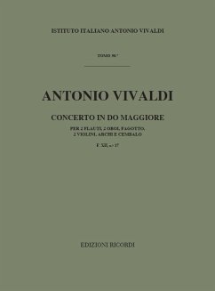 PR452 A.Vivaldi, Concerto in Do per strumenti diversi, archi e bc Partitur