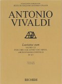 Antonio Vivaldi, Laetatus sum RV 827 Mixed Choir [SATB], Strings and Continuo Partitur