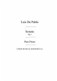 Luis De Pablo, Sonata Op.3 For Piano Klavier Buch Luis De Pablo, Sonata Op.3 For Piano Klavier Buch
