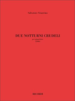 Cover 2 Notturni Crudeli per piano
