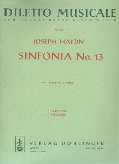 Sinfonie D-Dur Nr.13 Hob.I:XIII für orchester Partitur