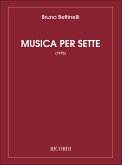 Musica per sette per flauto, clarinetto, viola, cello, contrabbasso, piano, percussione partitura