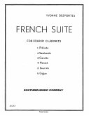 Yvonne Desportes French Suite Klarinettenquartett Partitur