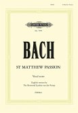 St. Matthew Passion BWV 244 - English Vocal Score