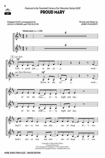 Let's all sing. More Songs From Glee-Performance CD Accompaniment CD Let's all sing. More Songs From Glee-Performance CD Accompaniment CD