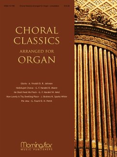 Cover Choral Classics Arranged for Organ