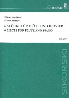 Cover 6 Stücke für Flöte und Klavier