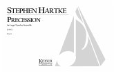 Stephen Hartke, Precession Mixed Ensemble Partitur Stephen Hartke, Precession Mixed Ensemble Partitur