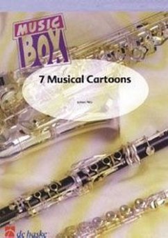 Cover 7 musical Cartoons for 3 clarinets score and parts