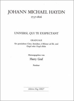 Universi qui te espectant für gem Chor, Streicher und Orgel (2 Hörner ad lib) Partitur