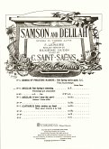 C. Saint Saens Samson Et Dalila N6 Angl-Frmezzo En Mi Canto (O Voce Recit) E Pianoforte