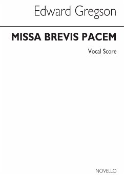 Missa brevis pacem for baritone, boy's chorus and wind ensemble vocal score, archive copy