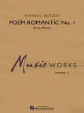 Richard L. Saucedo, Poem Romantic No. 1 (in G Minor) Concert Band Partitur