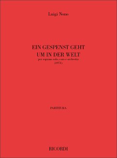 EIN GESPENST GEHT UM IN DER WELT PER SOPRANO, CORO E ORCHESTRA, 1971 PARTITURA