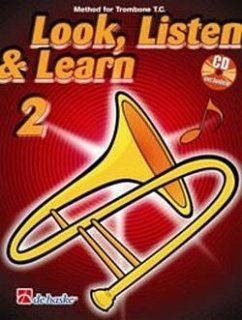 Cover Jaap Kastelein_Michiel Oldenkamp Look, Listen & Learn 2 Trombone TC Posaune Buch + CD