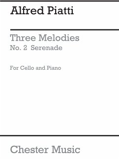 Cover Schubert Serenade From Three Melodies Cello/Piano (Arr Piatti) Cello, Piano Accompaniment Instrumental Work