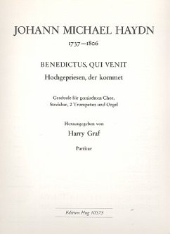 Benedictus qui venit für gem Chor und Orchester Partitur (la)