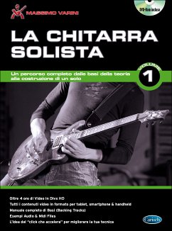 Cover Massimo Varini, La Chitarra Solista - Volume 1 (Nuova Edizione) Gitarre Buch + DVD