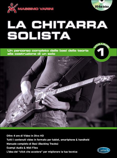 Massimo Varini, La Chitarra Solista - Volume 1 (Nuova Edizione) Gitarre Buch + DVD