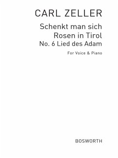 Cover Schenkt man sich Rosen in Tirol für Gesang und Klavier Verlagskopie