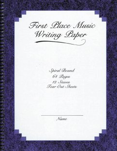 Cover Music Writing Paper