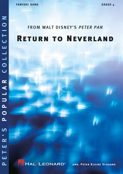 Return to Neverland for Fanfare Band Partitur und Stimmen