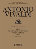 GAUDE MATER ECCLESIA RV613 PER SOPRANO, 2 VIOLINI, VIOLA E BASSO PARTITURA