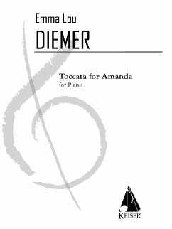 Cover Emma Lou Diemer, Toccata for Amanda Klavier Buch