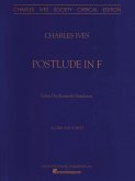 Postlude In F Orchestra Sc&Ptcritical Edition