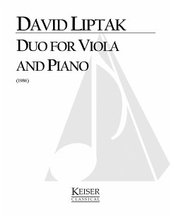 David Liptak, Duo Viola und Klavier Buch Cover David Liptak, Duo Viola und Klavier Buch
