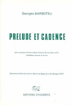 Prélude et cadence pour saxhorn-basse ou tuba (en ut ou fa), trombone basse et piano