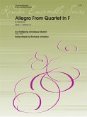 Allegro From Quartet In F (K. 168, Mvt. 4)