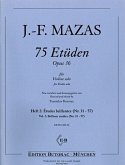 75 Etüden op.36 Band 2 (Nr.31-57) für Violine