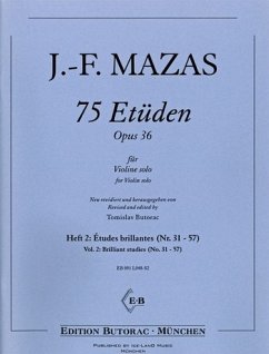 75 Etüden op.36 Band 2 (Nr.31-57) für Violine