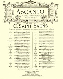 Saint-Saens Ascanio N 11 Cht-Piano Vocal and Piano