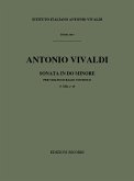 A. Vivaldi Sonate Per Vl. E B.C.: In Do Min. Rv 5 Sonate Per Violino