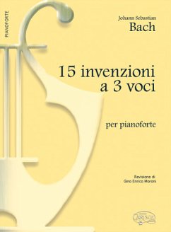 Cover 15 dreistimmige Inventionen für Klavier