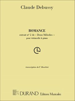 Cover Debussy Romance Violoncelle-Piano (Roncihini Violoncello or 2 Violoncelli and Piano