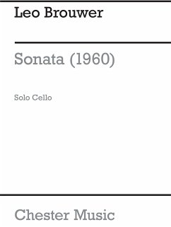 Cover Leo Brouwer: Sonata For Solo Cello Cello Instrumental Work
